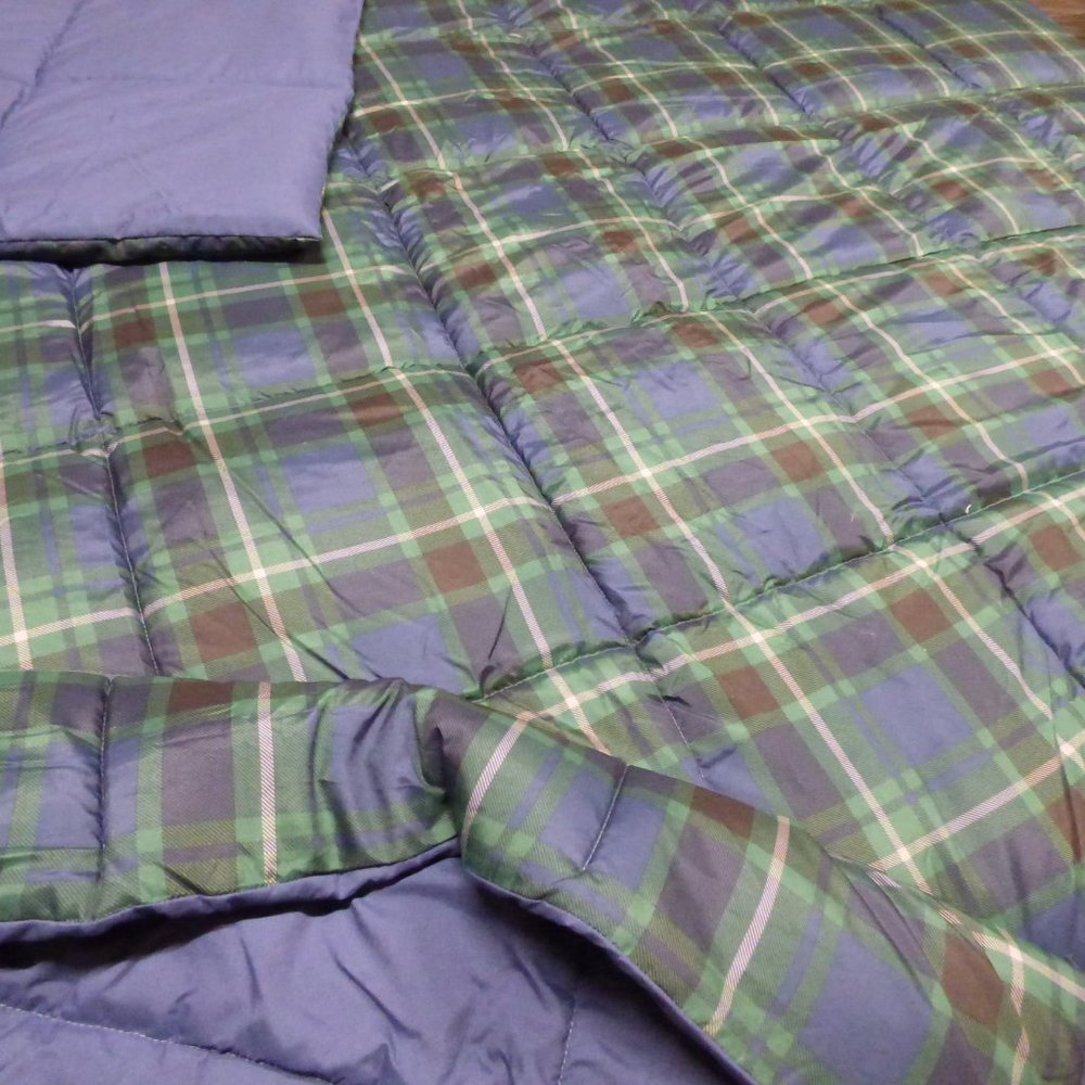 Martha Stewart  Reversible Plaid King Comforter - Picture 5 of 5